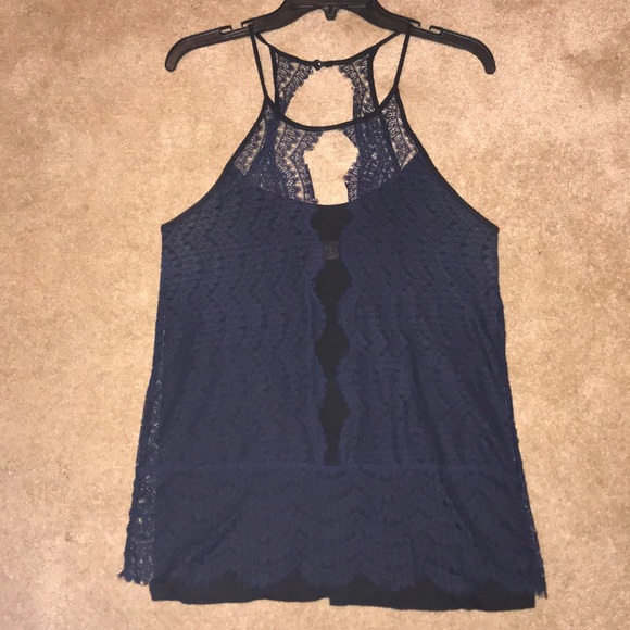 Anthropologie Postmark Lace overlay tank size S - Picture 3 of 8